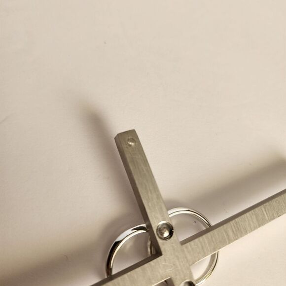 25th Anniversary Silver Plated Cross 10" - Picture 5 of 5